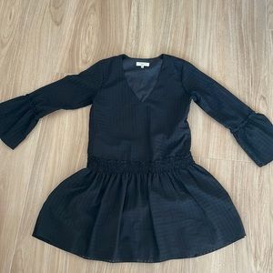Black shift dress